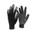 KeepSAFE Black Nitrile Foam Nylon Gloves