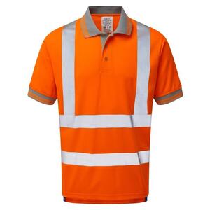 PULSAR PR176  Rail Spec Polo Shirt High Visibility Orange