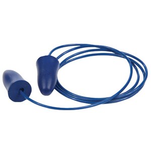 EP20 Foam Blue metal Detectable Earplugs (Pack 200 Pairs)