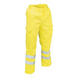 KeepSAFE Hi-Vis Polycotton Cargo Trousers Yellow