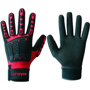 Polyco MTE Multi-Task E Red/Black Impact Gloves [Pair]