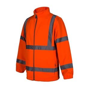 Future FJ077 Orange Hi-Viz Premium Fleece Jacket