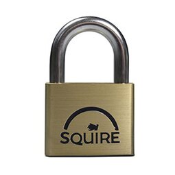 Squire LN5KA Lion Range Premium Solid Brass Double Locking Padlock Open Shackle Keyed Alike 50MM