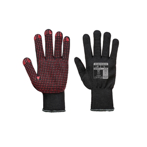 Portwest A110BKR Black/Red Polka Dot Gloves