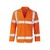 Orbit Polycotton Zip Front Jacket Hi-Vis Orange PCRTJ