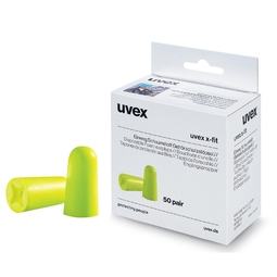 Uvex 2112013 X-fit Uncorded Ear Plugs SNR37 (50 Pairs)