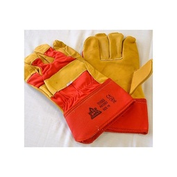 KeepSAFE Rigger Glove Cowhide EN388 Yellow