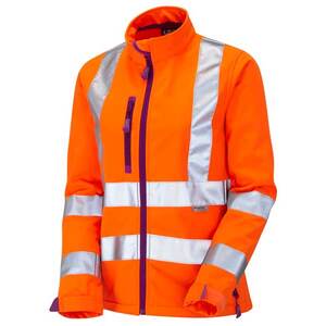 Honeywell Ladies Hi-Vis Softshell Jacket Orange
