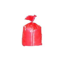 H&S Polythene Soluable 50 Gauge Refuse Sack Red 18x28x38''(Case 200)