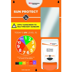 SC Johnson Professional Sun Protect Skin Safety Centre Board SSCSUN1EN