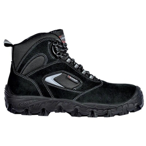 Cofra Egeo Black Suede Leather Metal Free Safety Boots S1P