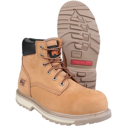 Timberland Traditional 6'' Nubuck Safety Boots Wheat SBP SRA
