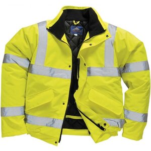 Portwest S463 High Visibility Bomber Jacket Yellow