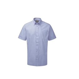 Orn 5500-15 Classic Oxford Sky Blue Short Sleeved Shirt
