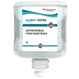 OxyBAC Extra FOAM Antimicrobial Hand Wash Cartridge 1 Litre