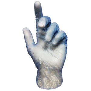 Blue Vinyl Powdered Disposable Gloves [100]