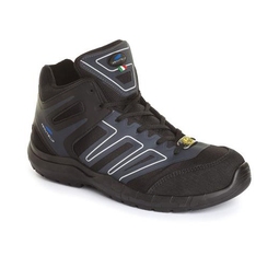 Aboutblu Indianapolis Black Mid Composite Safety Shoes
