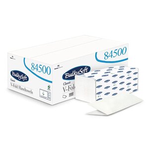 Bulky Soft 84500 Classic 2-ply V-fold Hand Towel [20x200]