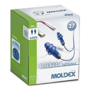 Moldex 6409 Rocket Detectable Earplug SNR27 [50]
