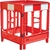 JSP Workgate 4 Gate Red with Reflectives