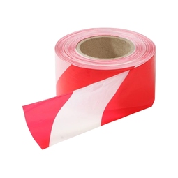 Red/White Non Adhesive Barrier Tape 250m