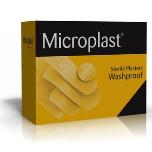 Medikit 87522 2.5 x 7.5cm Washproof Assorted Plasters [100]