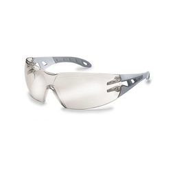 9192-881 Pheos Grey Frame Silver Mirror Lens Safety Glasses