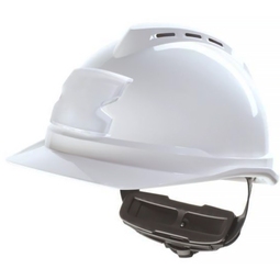 MSA GV411-E000260-000 V-Gard 500 Vented Helmet White (Case 20)