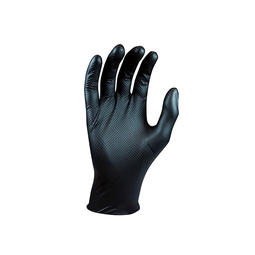 Juba Grippaz Black Nitrile Disposable Gloves [50]