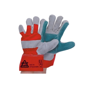KeepSAFE Double Palm Leather Rigger Gloves