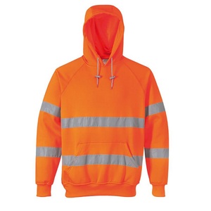 Portwest B304 High Visibility Hooded Sweatshirt Orange