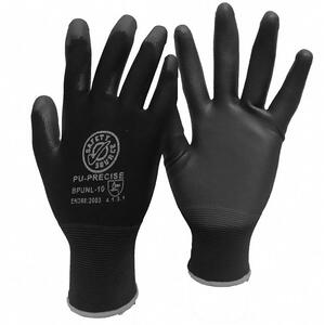 BPUNL Black PU Palm Coated Nylon Glove