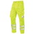 PENNYMOOR Hi-Vis Poly/Cotton Ladies Cargo Trousers (Long Leg) ISO 20471 Cl 2 Yellow