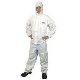 Prosafe PS2 White 5/6 Hooded Coverall