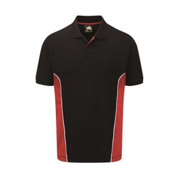 Orn 1180 Black/Red Silverstone Polo Shirt